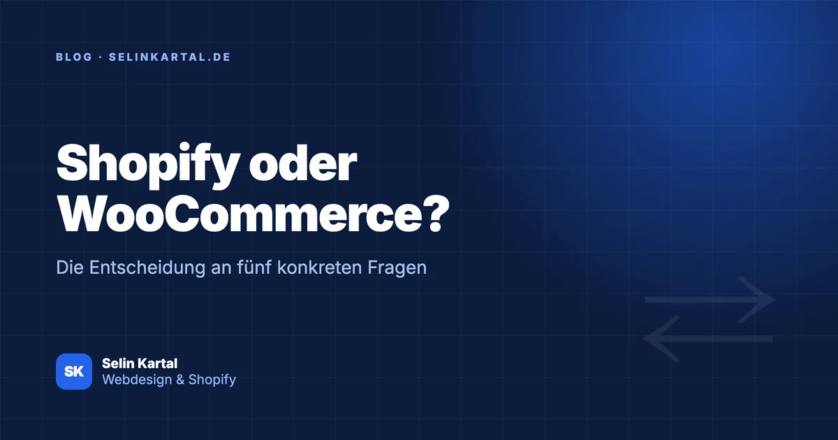 Shopify oder WooCommerce?