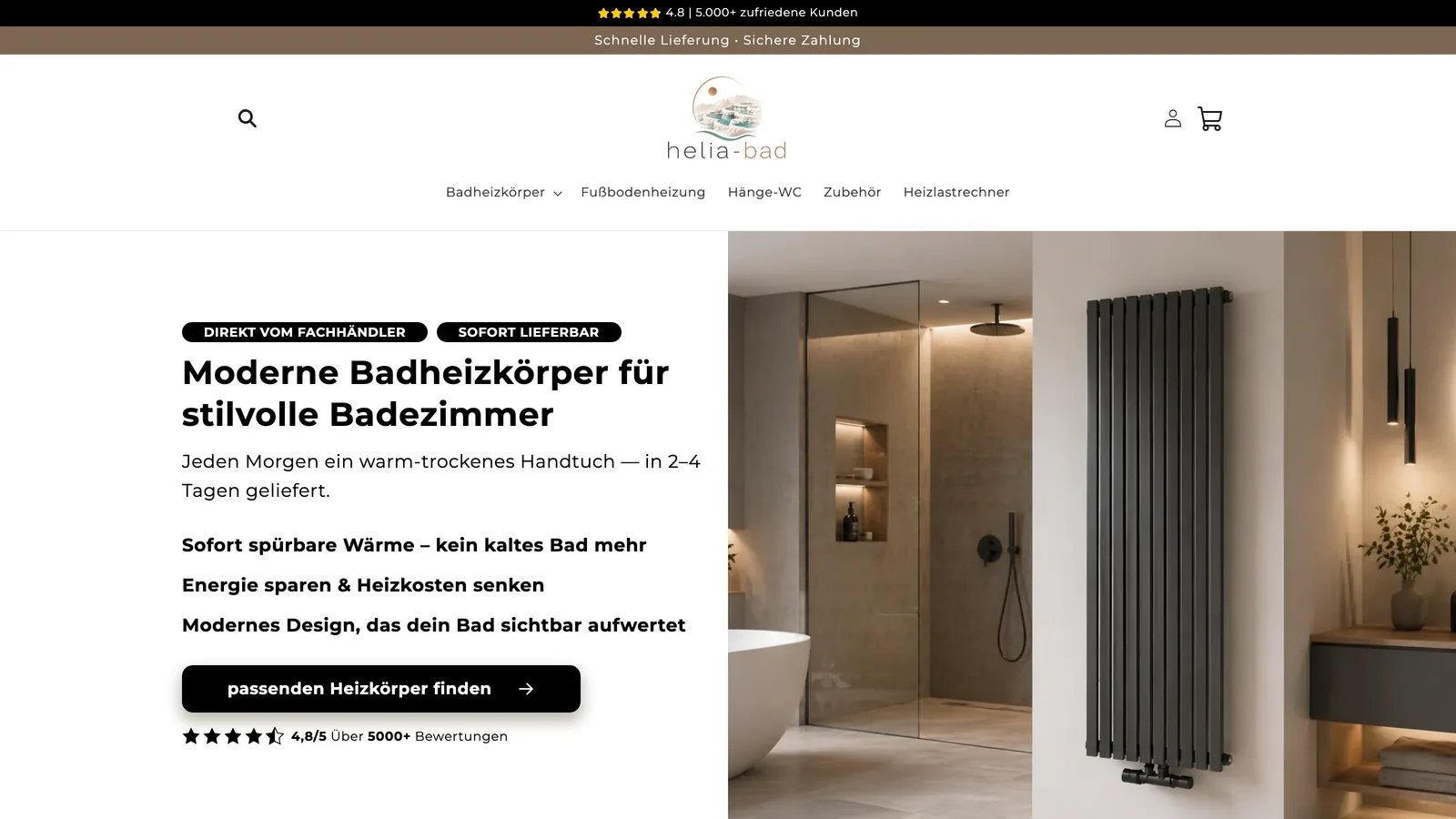 Helia Bad – Shopify Shop