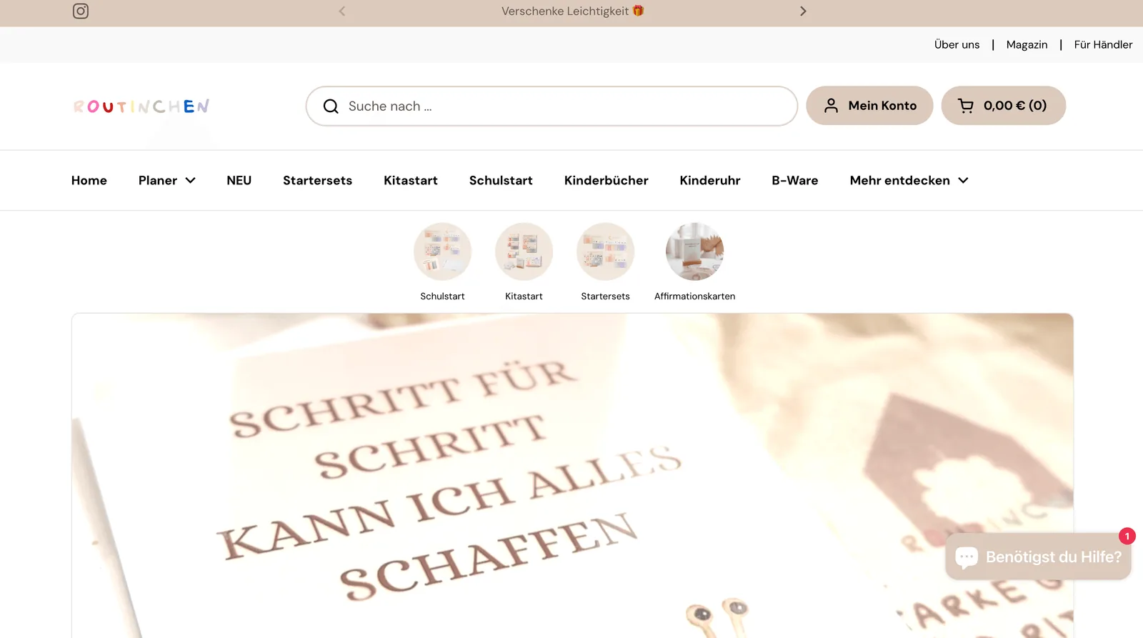 Routinchen – Branding & Shop